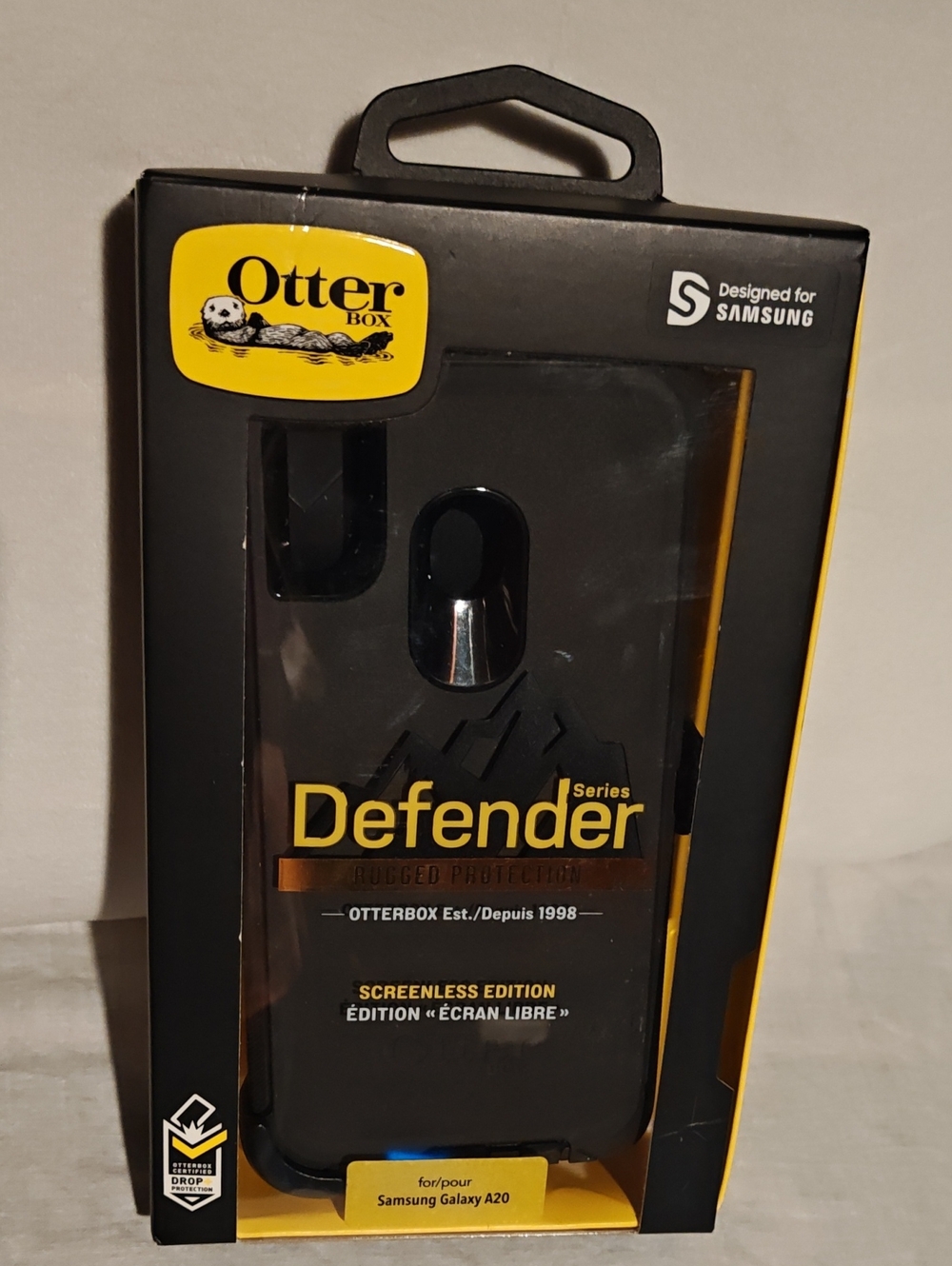 OtterBox Defender Series Rugged Protective Case for Samsung Galaxy A20 - Black
